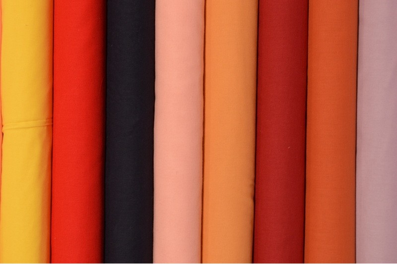 Color card cotton voile