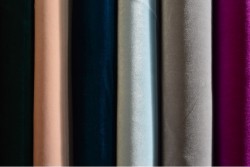 Color card stretch velvet