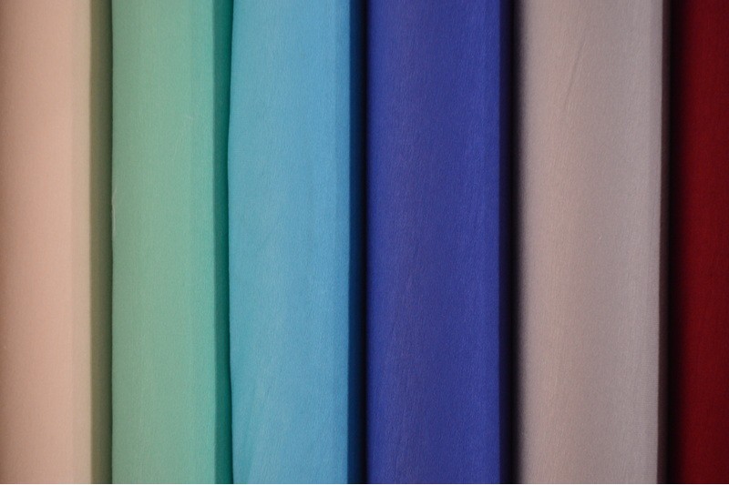 Color card viscose jersey