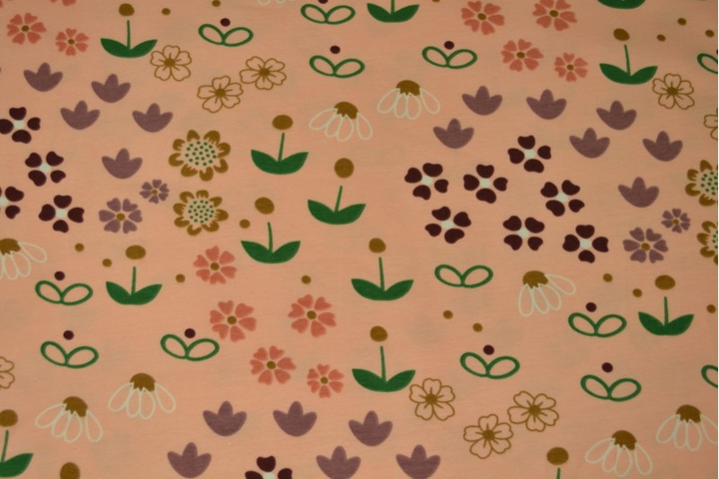Cotton jersey print - wow 29-01 pink