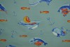 Cotton jersey print - wow 33-01 light blue