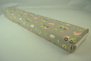 Cotton jersey print - wow 34-01 grey