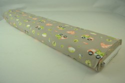 Cotton jersey print - wow 34-01 grey