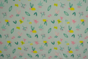 Cotton jersey print - wow 37-01 silvergrey