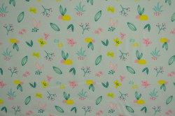 Cotton jersey print - wow 37-01 silvergrey
