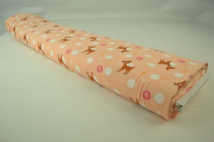 Cotton jersey print - wow 41-01 salmon pink