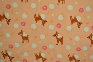 Cotton jersey print - wow 41-01 salmon pink