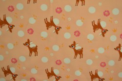 Cotton jersey print - wow 41-01 salmon pink