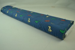 Cotton jersey print - wow 42-01 dark blue