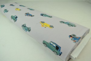 Cotton jersey print - wow 68-25 silvergrey