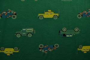 Cotton jersey print - wow 68-32 green