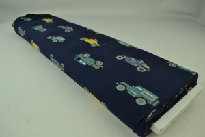 Cotton jersey print - wow 68-49 navy