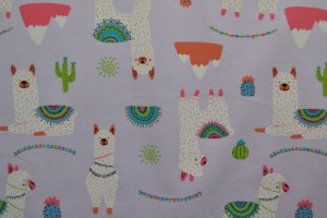 Cotton jersey print - wow 65-21 lavender