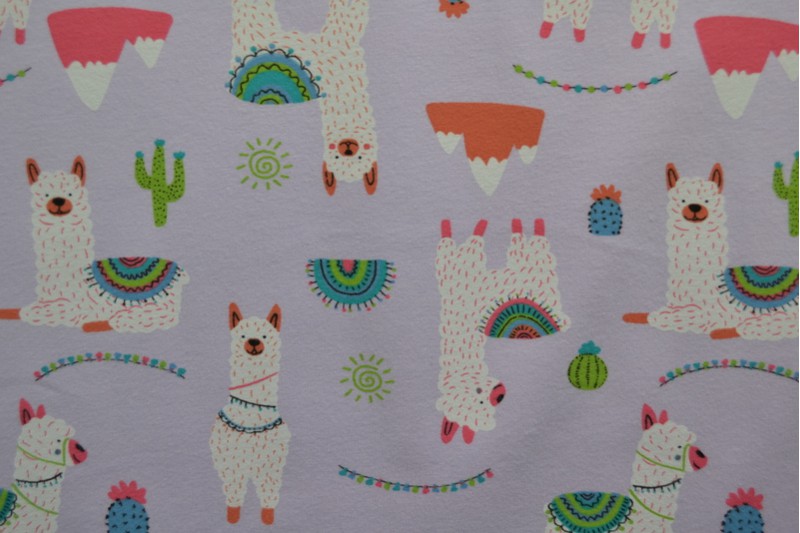 Cotton jersey print - wow 65-21 lavender