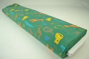 Cotton jersey print - wow 64-32 green
