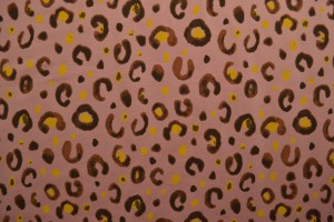 Cotton jersey print - wow 63-37 old pink