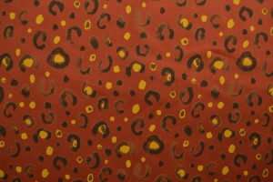 Cotton jersey print - wow 63-42 copper