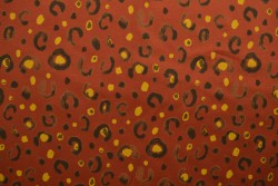 Cotton jersey print - wow 63-42 copper