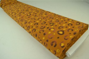 Cotton jersey print - wow 63-44 dark ochre yellow