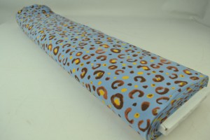 Cotton jersey print - wow 63-138 steel blue