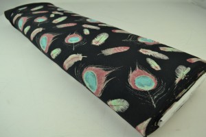 Cotton jersey print - wow 62-03 black
