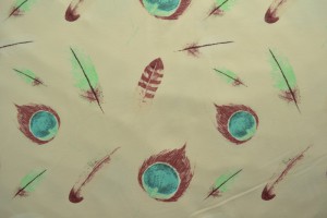 Cotton jersey print - wow 62-22 champagne