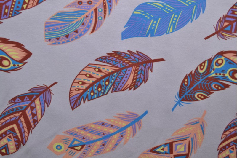 Cotton jersey print - wow 61-21 lavender
