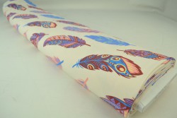 Cotton jersey print - wow 61-22 champagne