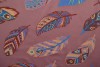 Cotton jersey print - wow 61-38 dark old pink