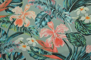 Cotton jersey print - wow 60-34 old green