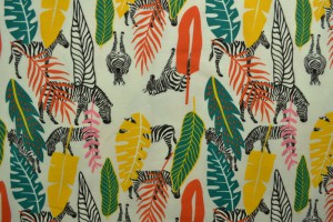 Cotton jersey print - wow 56-02 off-white
