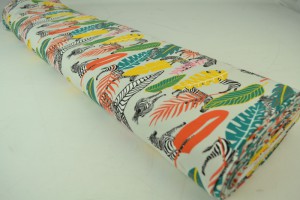 Cotton jersey print - wow 56-25 silvergrey
