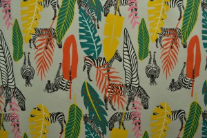 Cotton jersey print - wow 56-25 silvergrey