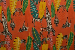 Cotton jersey print - wow 56-42 copper