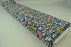 Cotton jersey print - wow 53-17 dark grey