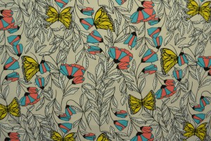 Cotton jersey print - wow 53-22 champagne