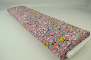 Cotton jersey print - wow 53-38 dark old pink