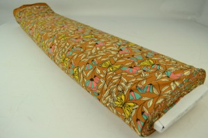 Cotton jersey print - wow 53-44 dark ochre yellow