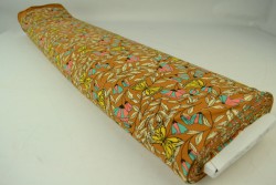 Cotton jersey print - wow 53-44 dark ochre yellow