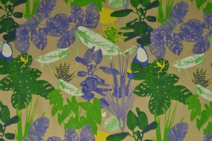Cotton jersey print - wow 52-39 beige