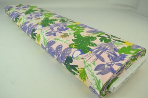 Cotton jersey print - wow 52-04 baby pink