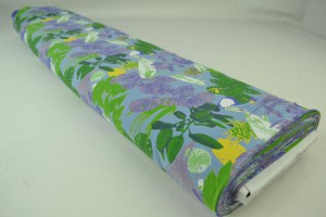 Cotton jersey print - wow 52-138 steel blue
