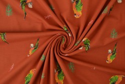 Cotton jersey print - wow 04-42 copper