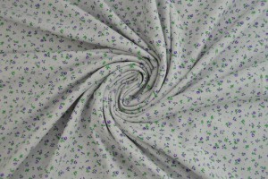 Cotton jersey print - wow 11-25 silvergrey