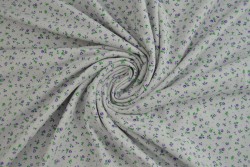 Cotton jersey print - wow 11-25 silvergrey
