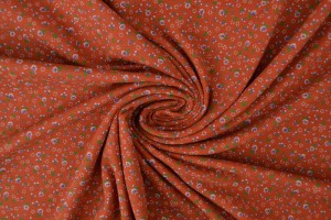 Cotton jersey print - wow 11-42 copper