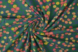 Cotton jersey print - wow 12-32 green
