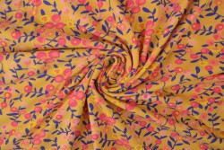 Cotton jersey print - wow 12-47 ochre yellow