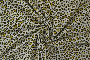 Cotton jersey print - wow 14-25 silver grey
