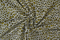 Cotton jersey print - wow 14-25 silver grey
